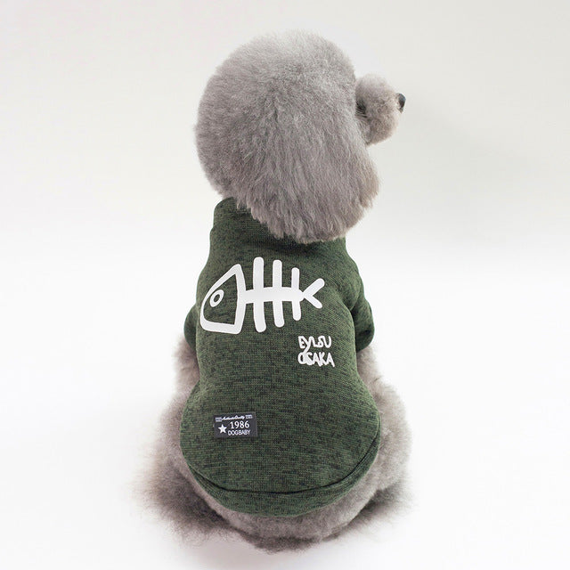 Fish Bone Pet Jacket