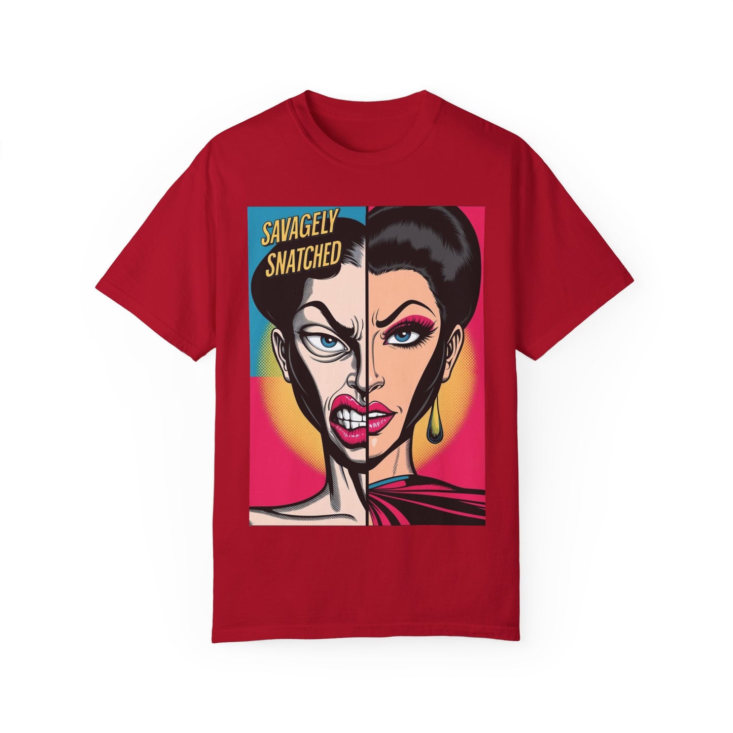 Savagely Snatched Split Face T-shirt - Don't F*** With Me Unisex Tee