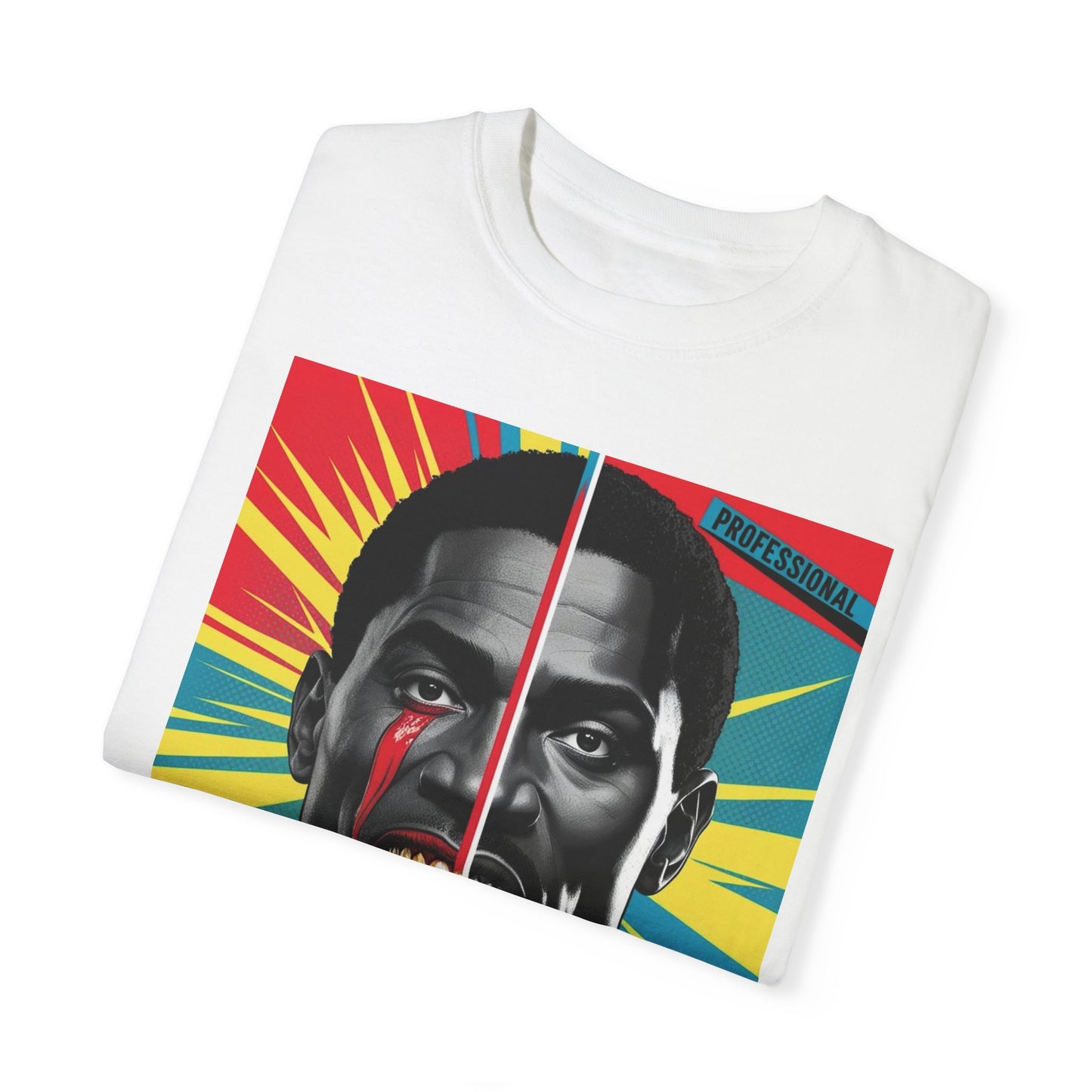 Split Face Tee - Savagely Snatched Success Is Me Unisex Garment-Dyed T-shirt