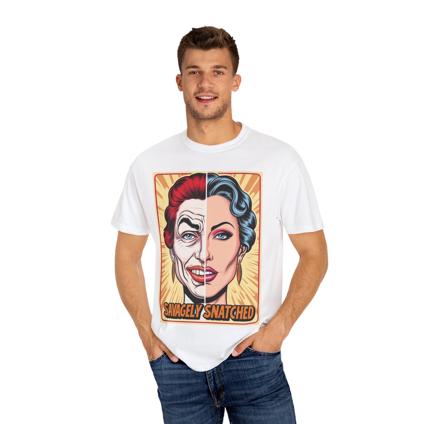 Savagely Snatched Split Face Tee