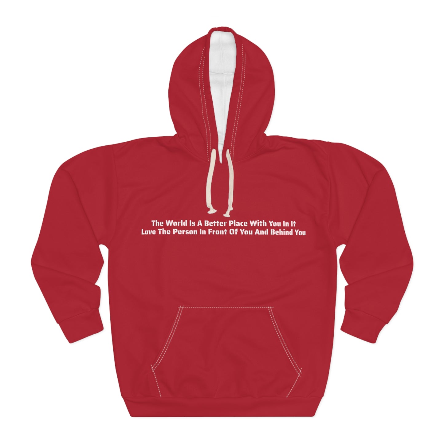 Red Savagely Snatched Unisex Hoodie - The World is a better place design