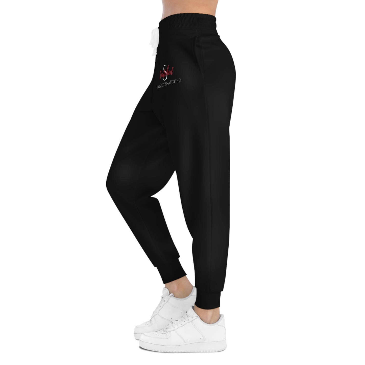 Black Savagely Snatched Athletic Joggers