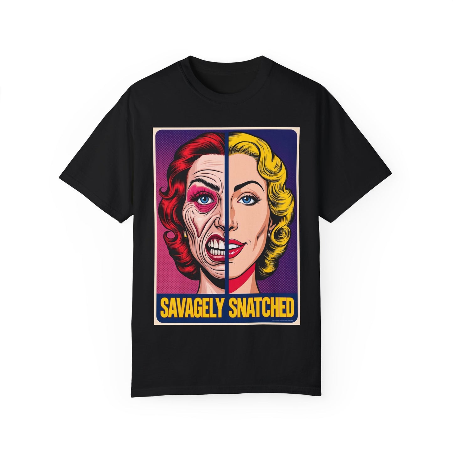 Savagely Snatched Split Face Winch T-shirt