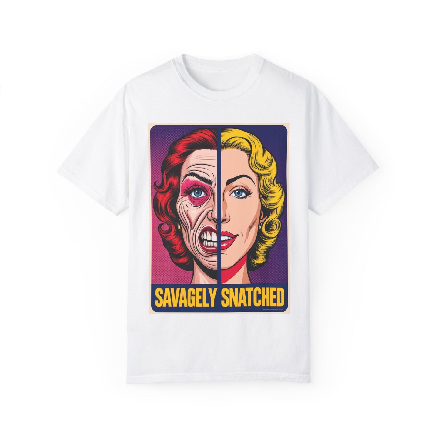 Savagely Snatched Split Face Winch T-shirt