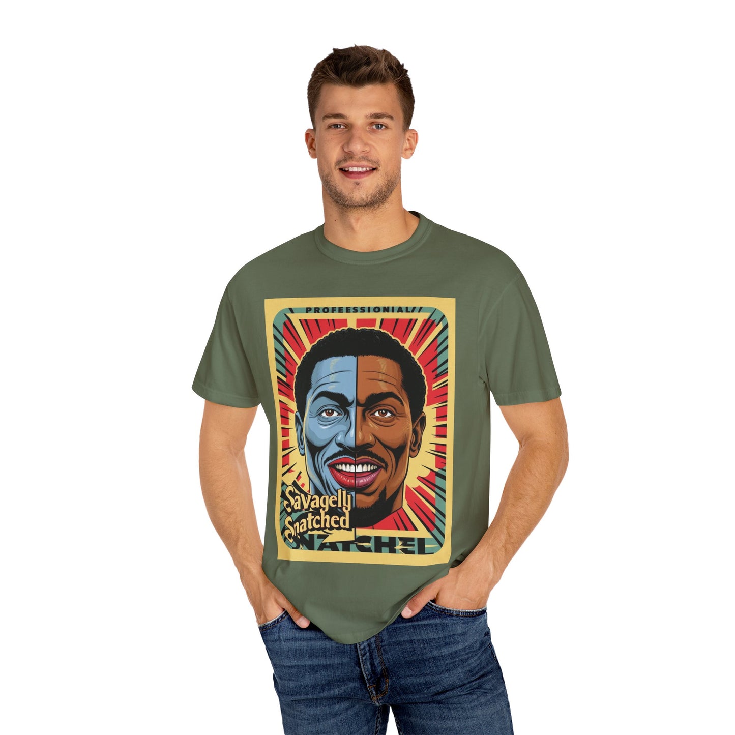 Split Face Unisex T-Shirt - Savagely Snatched Swag Tee