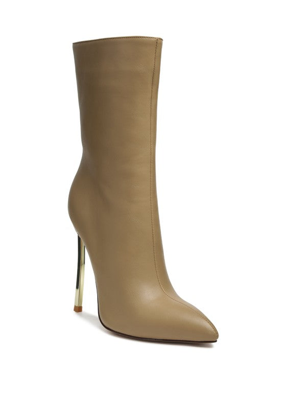 BOTA DE TACONES DE AGUJA POR ENCIMA DEL TOBILLO LONDON RAG