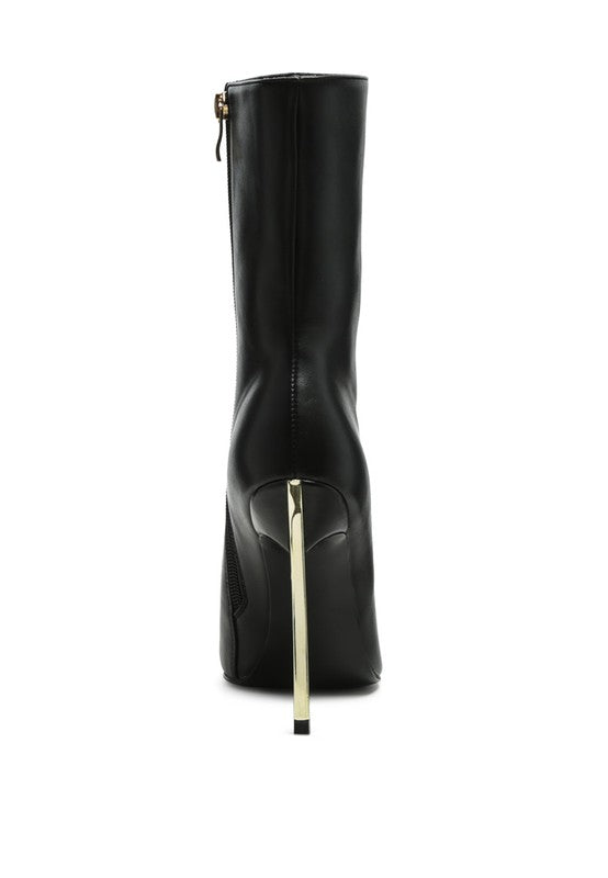BOTA DE TACONES DE AGUJA POR ENCIMA DEL TOBILLO LONDON RAG