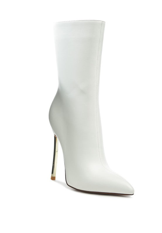 BOTA DE TACONES DE AGUJA POR ENCIMA DEL TOBILLO LONDON RAG