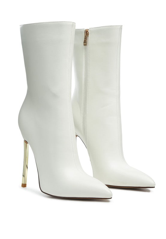BOTA DE TACONES DE AGUJA POR ENCIMA DEL TOBILLO LONDON RAG