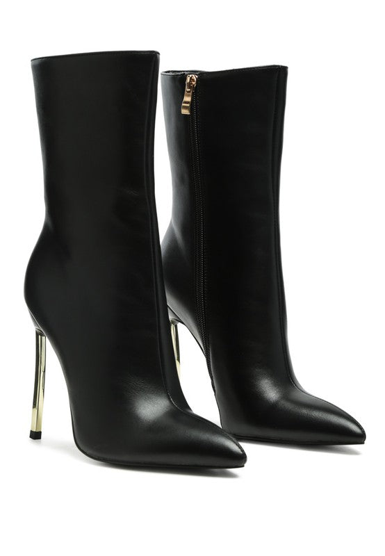 BOTA DE TACONES DE AGUJA POR ENCIMA DEL TOBILLO LONDON RAG