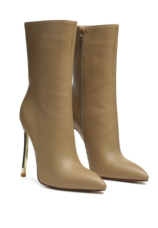 BOTA DE TACONES DE AGUJA POR ENCIMA DEL TOBILLO LONDON RAG