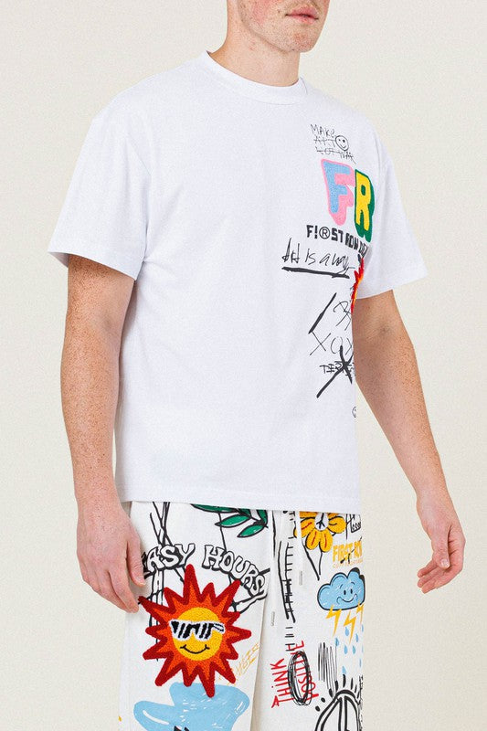 NEW SUNS GRAPHIC TEE