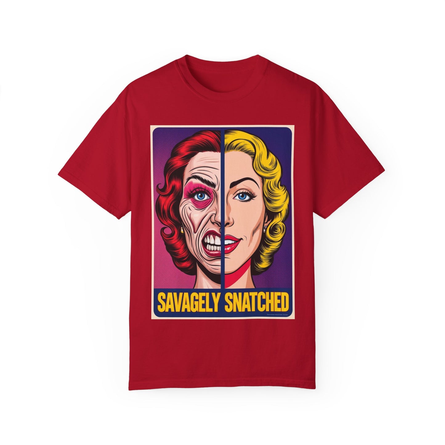 Savagely Snatched Split Face Winch T-shirt