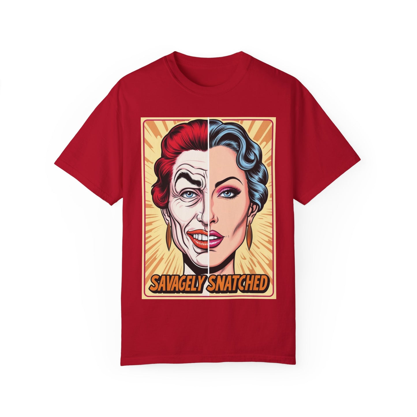 Savagely Snatched Split Face Tee