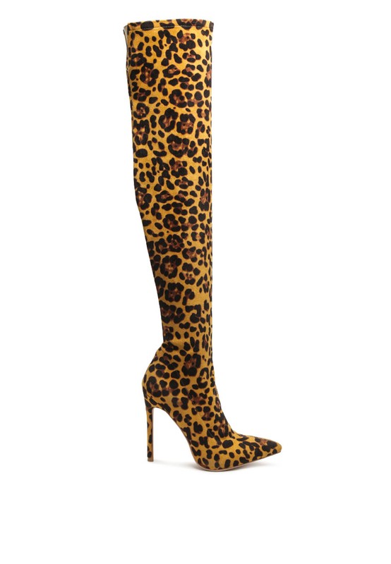 Botas hasta la rodilla de piel vegana Pokey