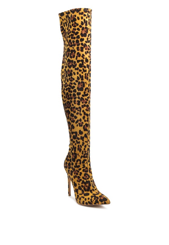 Botas hasta la rodilla de piel vegana Pokey