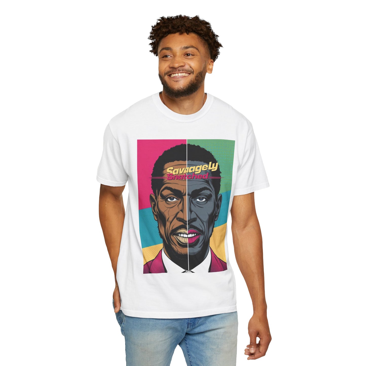 Split Face Unisex T-Shirt - Savagely Snatched Time To Play Tee