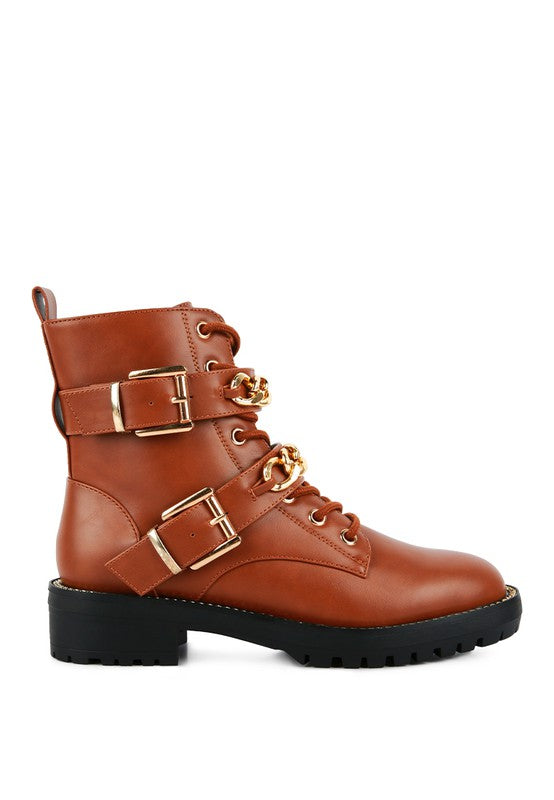 BOTA DE BICICLETA CON DETALLE DE CADENA DE METAL PARA NIÑA BILLY ATTA