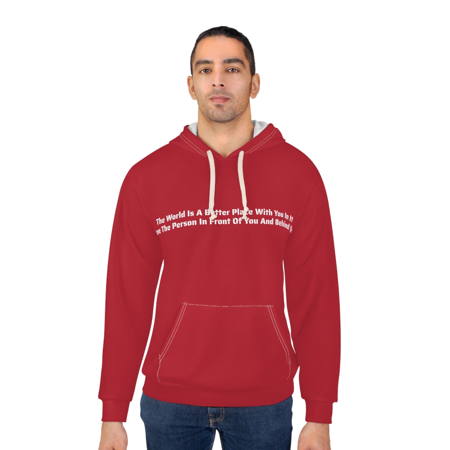 Red Savagely Snatched Unisex Hoodie - The World is a better place design