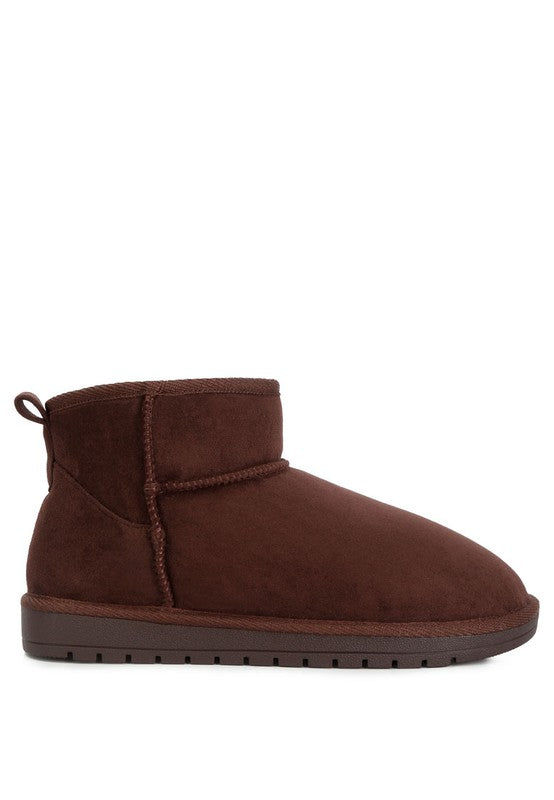 Botas de invierno planas hasta el tobillo de Vesper