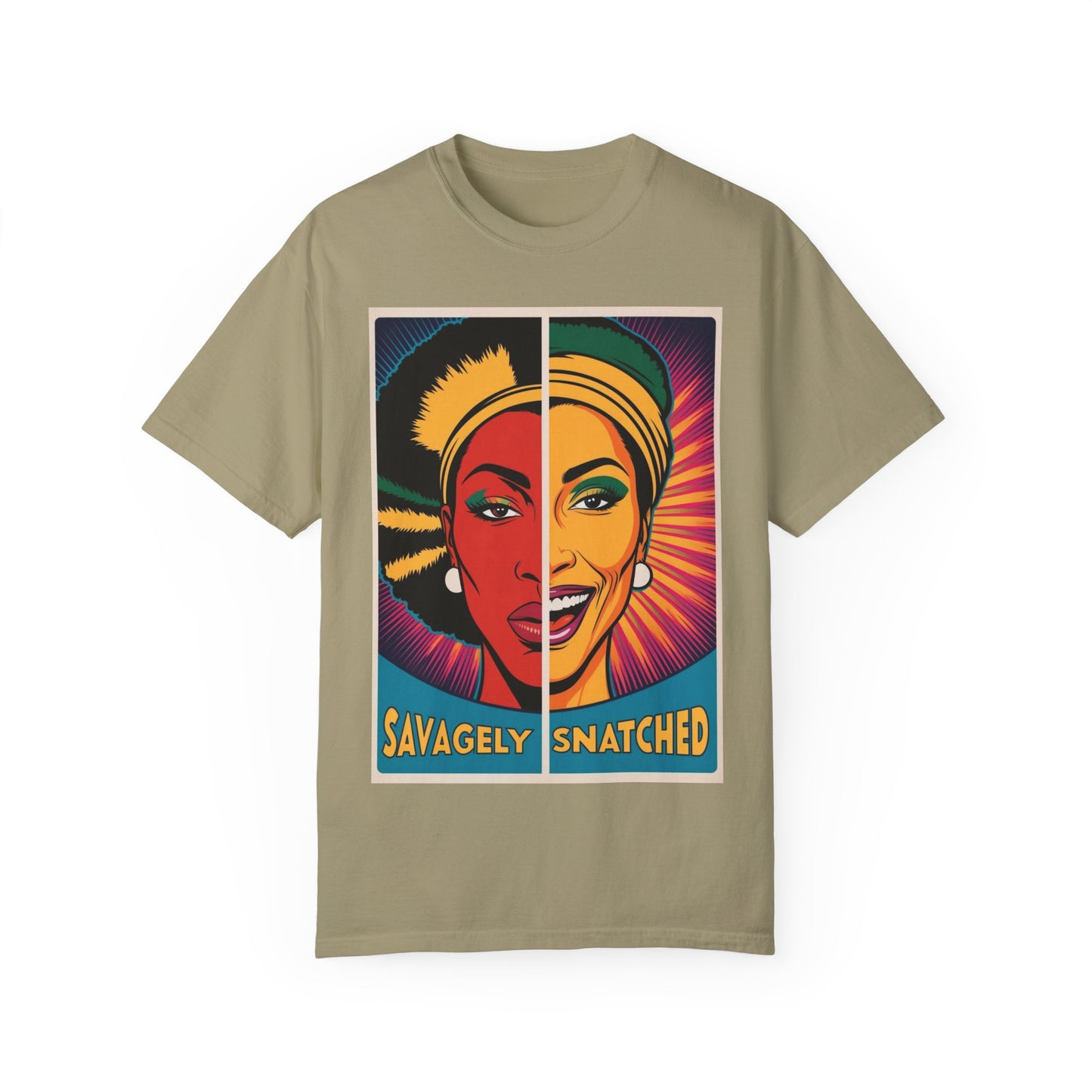 Split Face Unisex T-Shirt - Savagely Snatched I'm Your Queen Tee