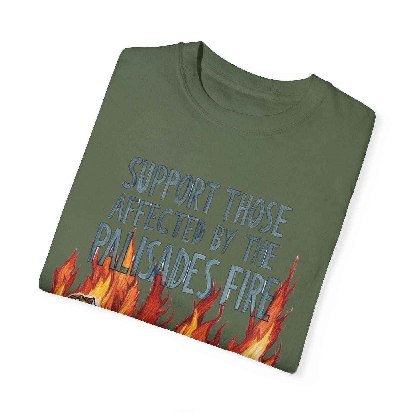 Firefighters Support Unisex T-shirt - Palisades Fire Relief Shirt By Savagely Snatched