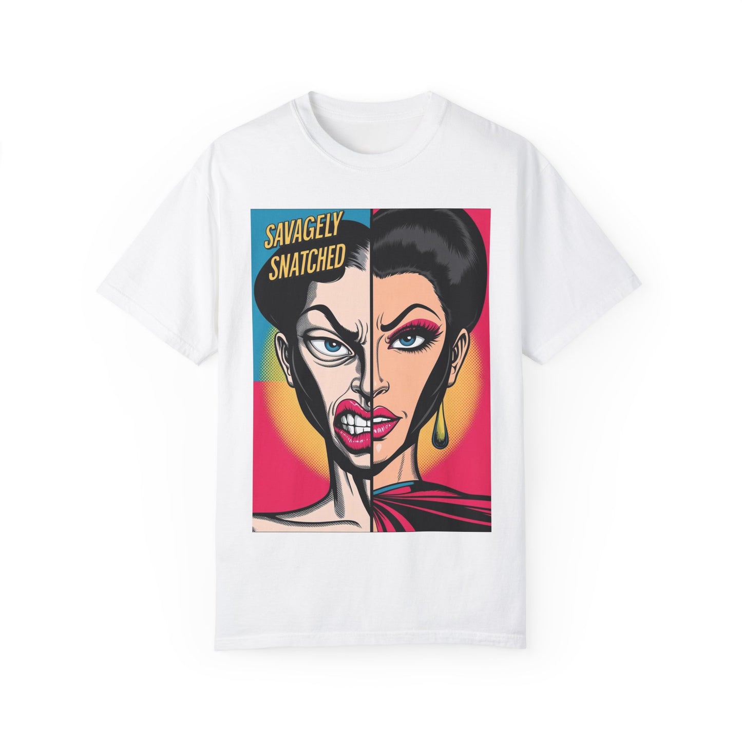 Savagely Snatched Split Face T-shirt - Don't F*** With Me Unisex Tee