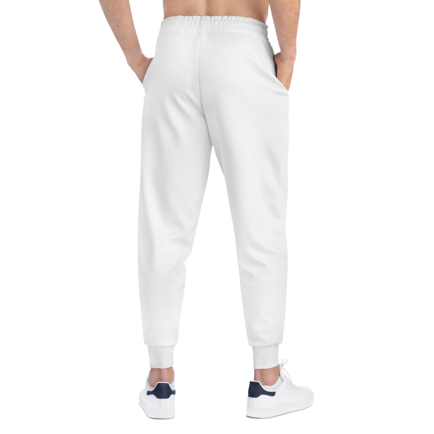 White Savagely Snatched Athletic Joggers