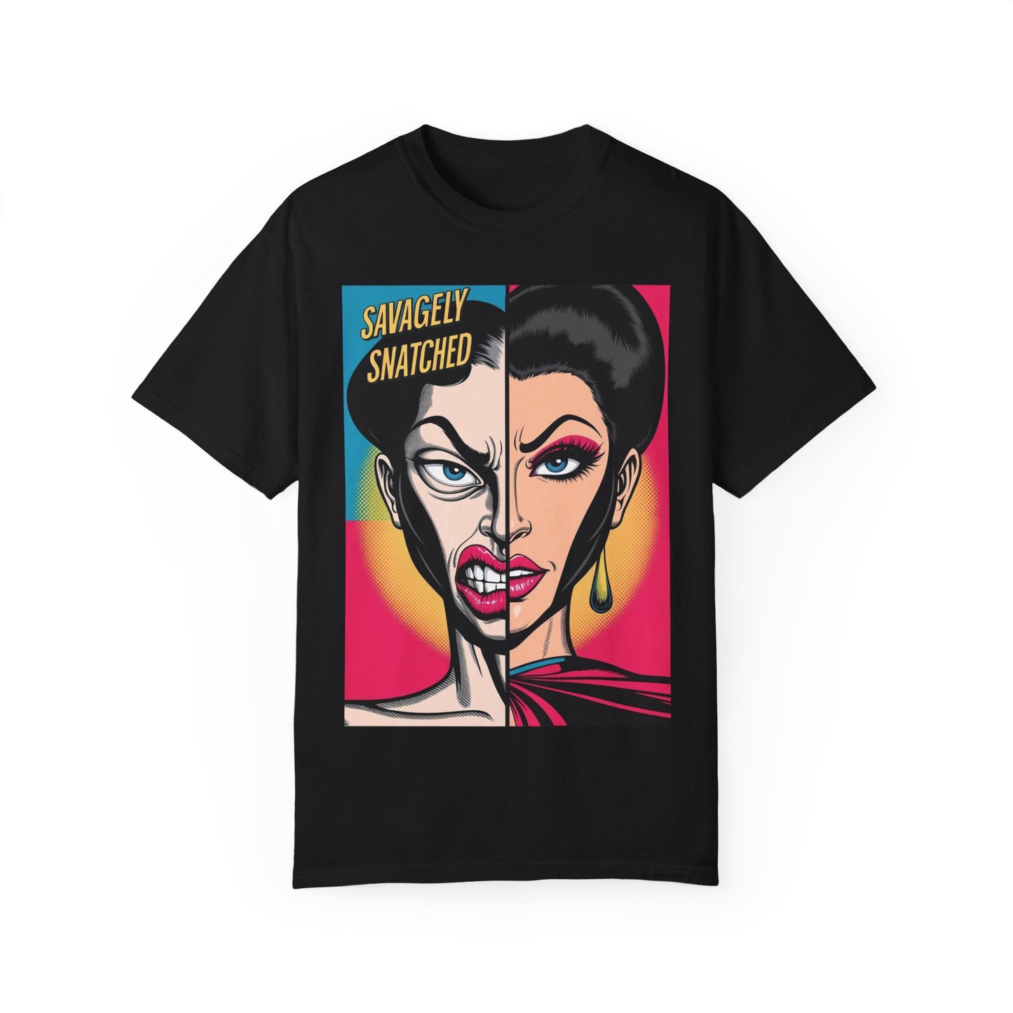 Savagely Snatched Split Face T-shirt - Don't F*** With Me Unisex Tee