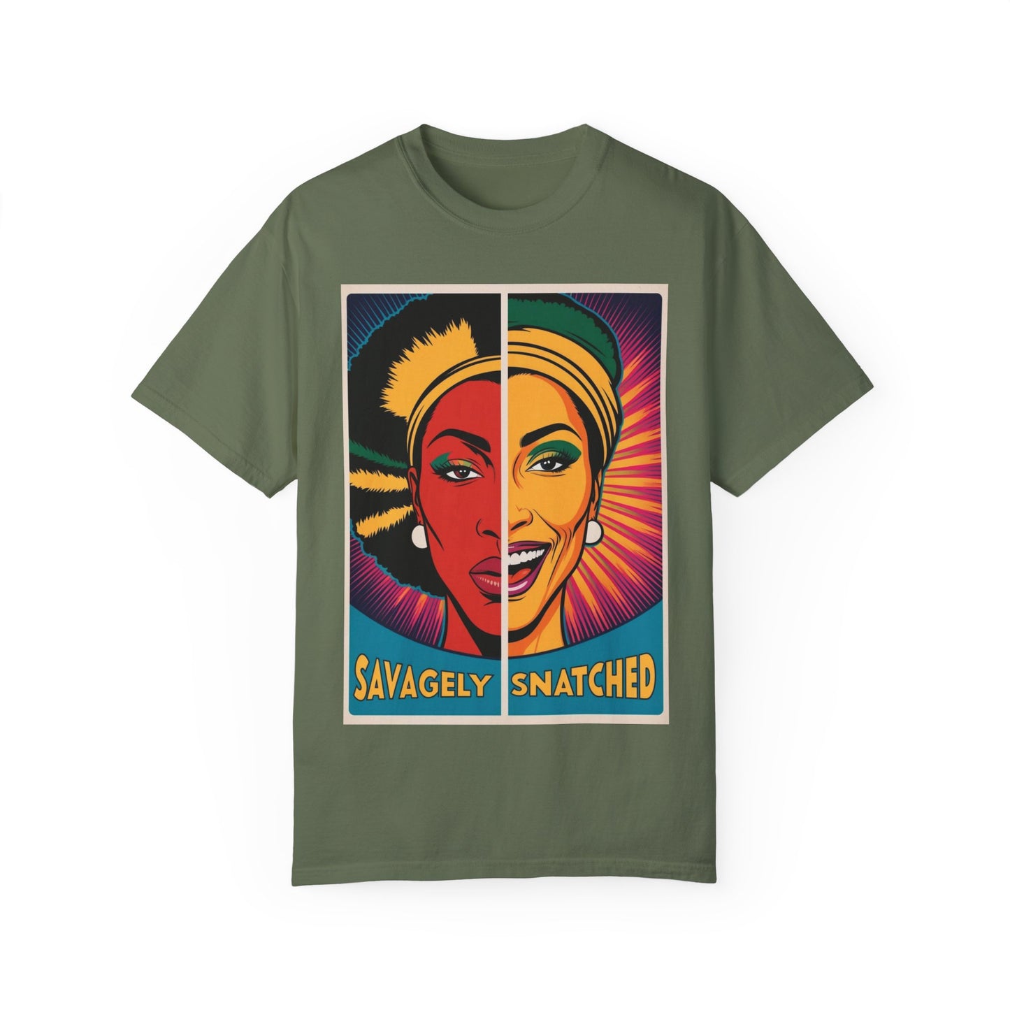 Split Face Unisex T-Shirt - Savagely Snatched I'm Your Queen Tee