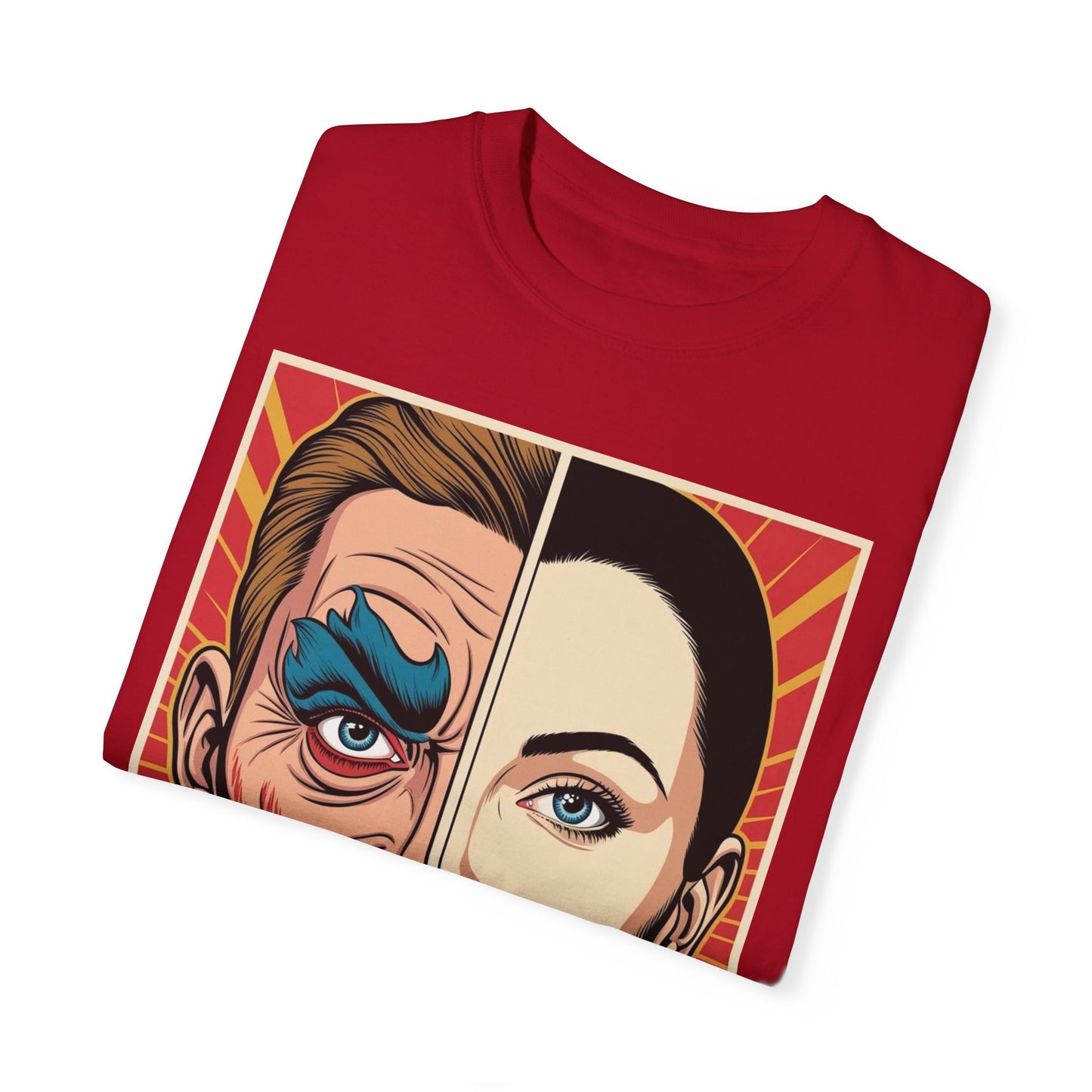 Split Face Unisex Tee - Savagely Snatched Design