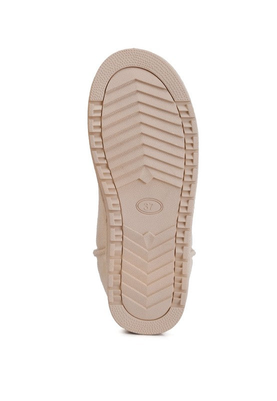 Botas de invierno planas hasta el tobillo de Vesper