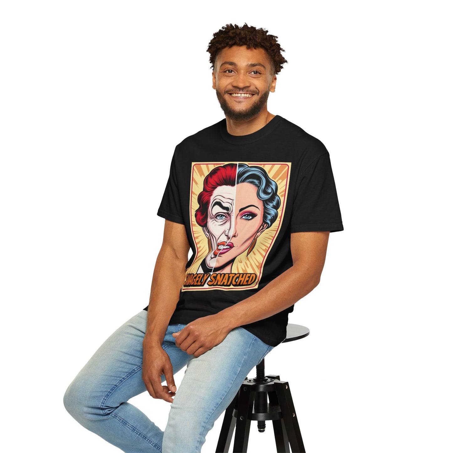 Savagely Snatched Split Face Tee