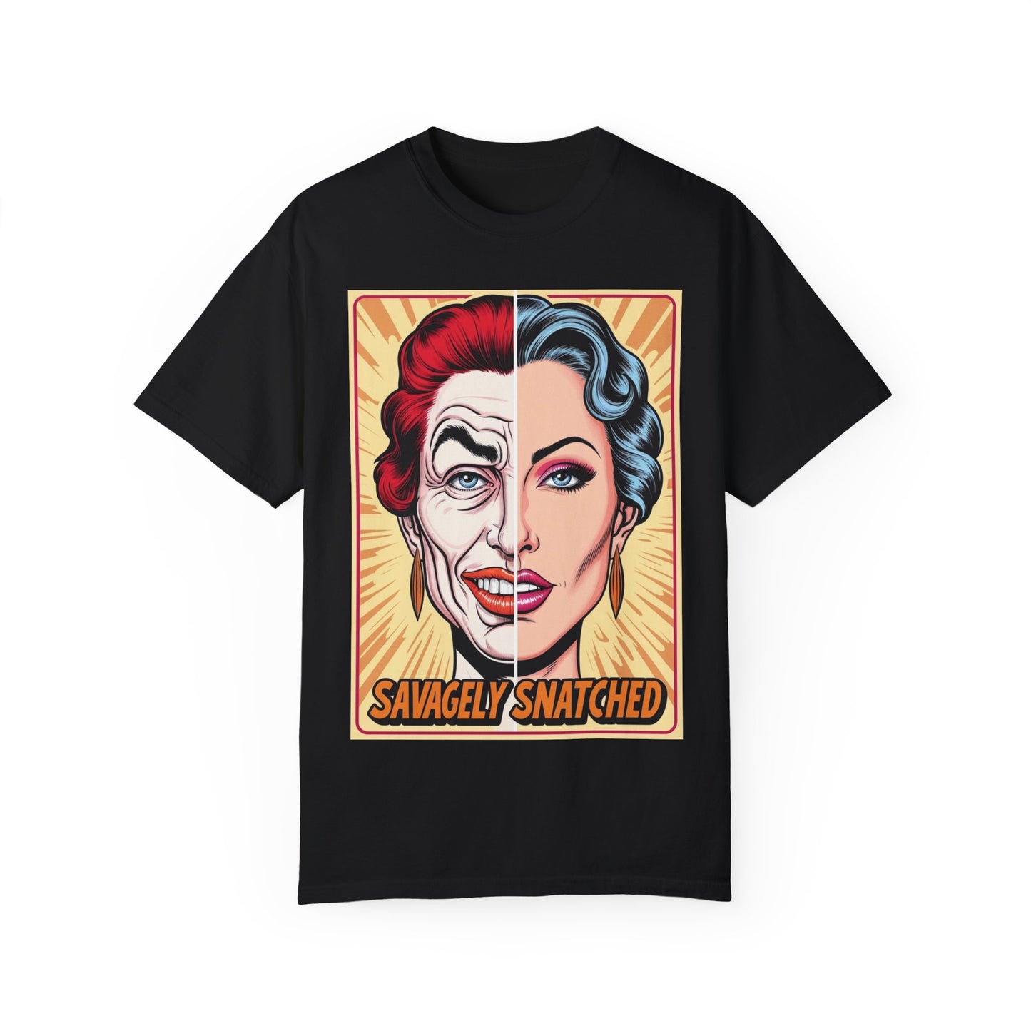 Savagely Snatched Split Face Tee