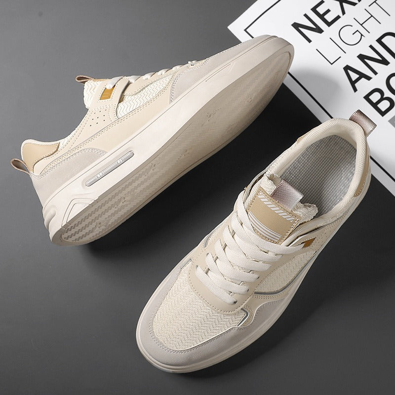 Nuevos zapatos de skate de colores para hombre con malla superior baja, zapatos deportivos informales transpirables, zapatos de tendencia de moda para hombre