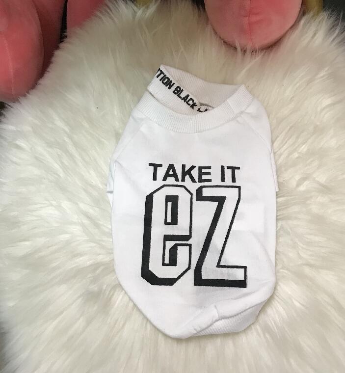 Letter Print Pet Shirt