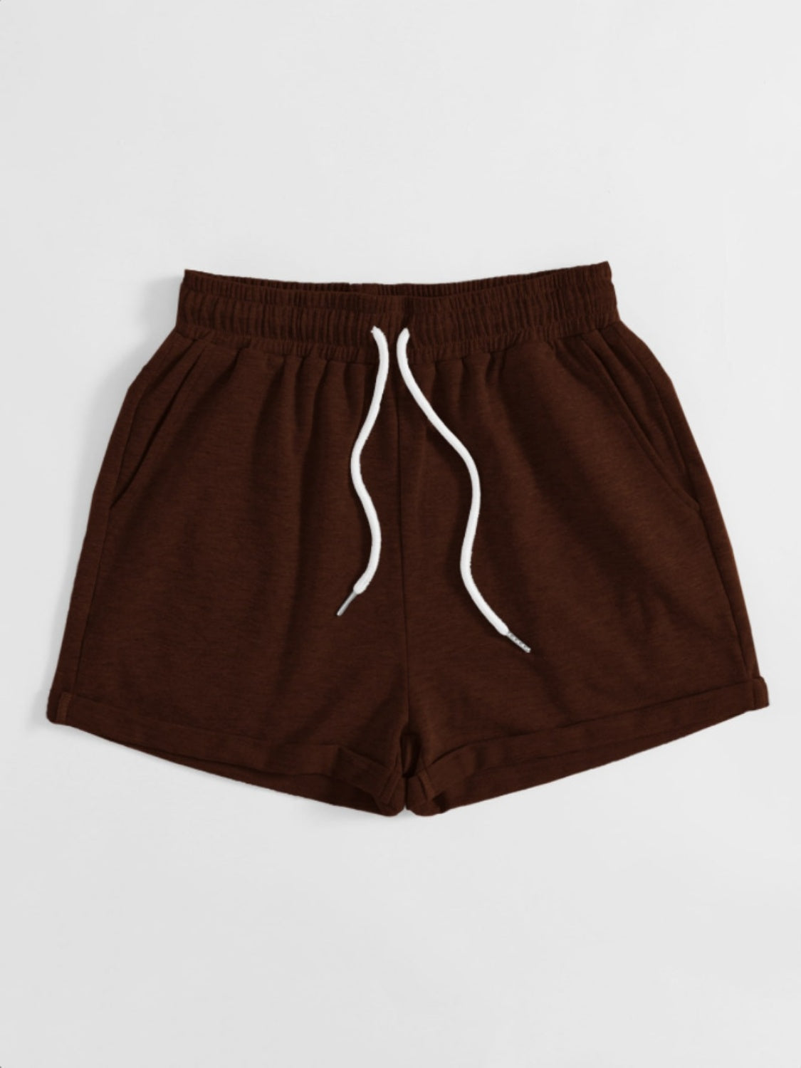 Pantalones cortos con cintura elástica y bolsillos con cordón