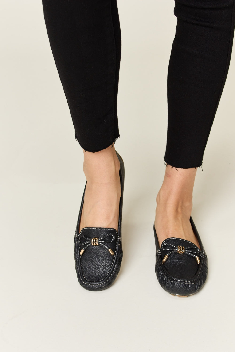 Mocasines planos con lazo y sin cordones Forever Link