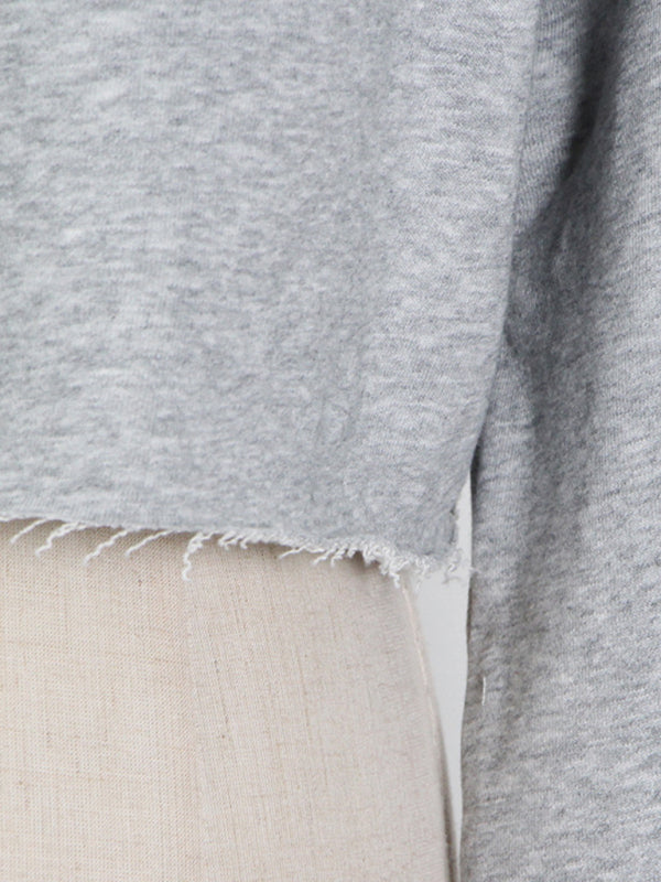 Conjunto de tres piezas formado por jersey de manga larga y pantalón ancho con tirantes y pierna recta, de moda
