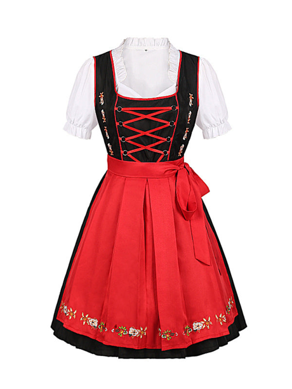 Disfraz de carnaval de Halloween Disfraz de Oktoberfest alemán Disfraz de mujer bávara