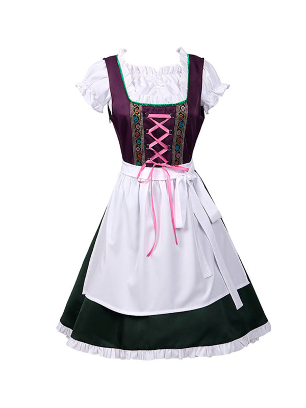 Disfraz de carnaval de Halloween Disfraz de Oktoberfest alemán Disfraz de mujer bávara