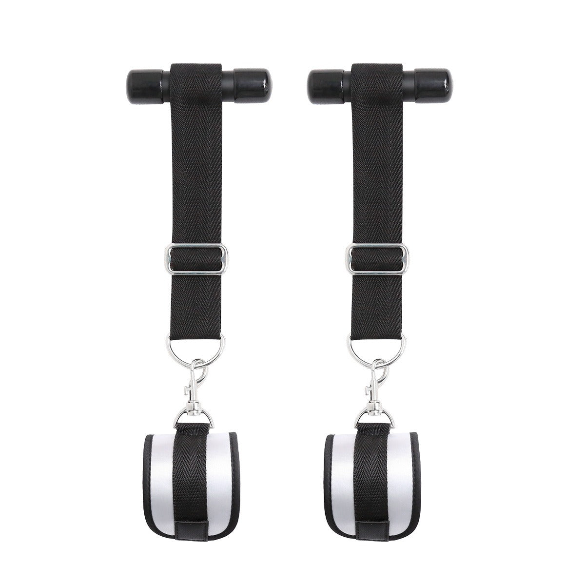 Black Nylon Plastic Tube Hanging Hand Men's And Women's Door Hanger Handcuffs