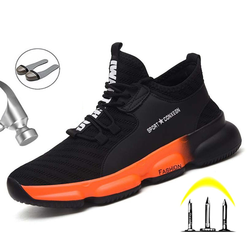 Zapatos de seguridad Botas para hombres Zapatos con punta de acero