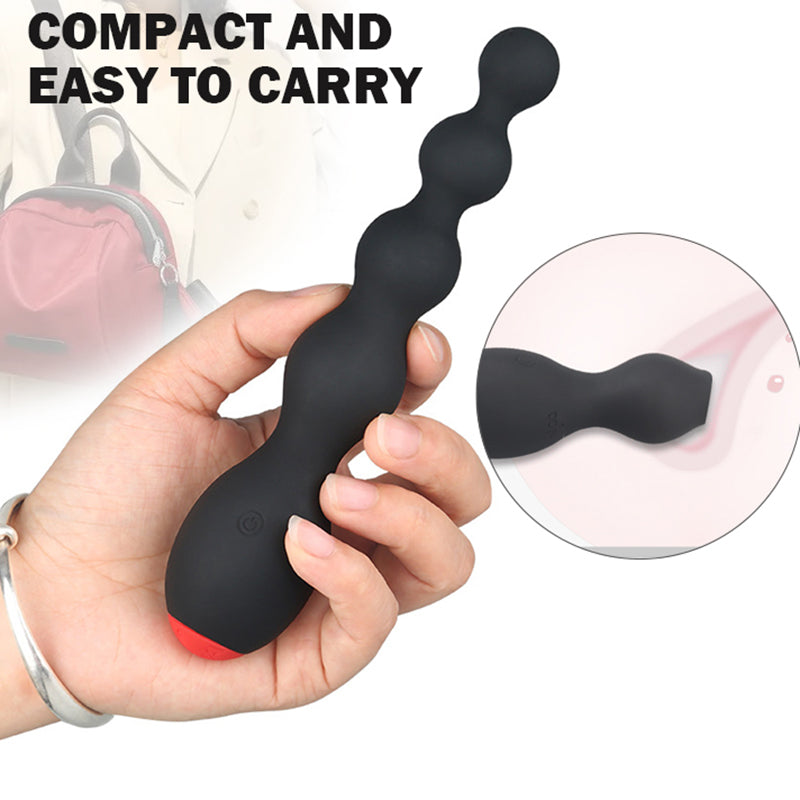 Adult Powerful Vibrator Prostate Exercise Multi-Frequency Posterior Pull Beads Anal Plug