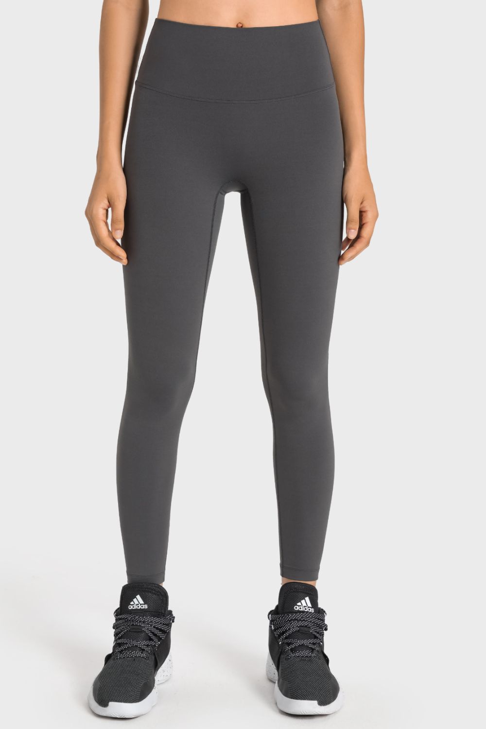 Leggings de yoga de tiro alto con cintura ancha