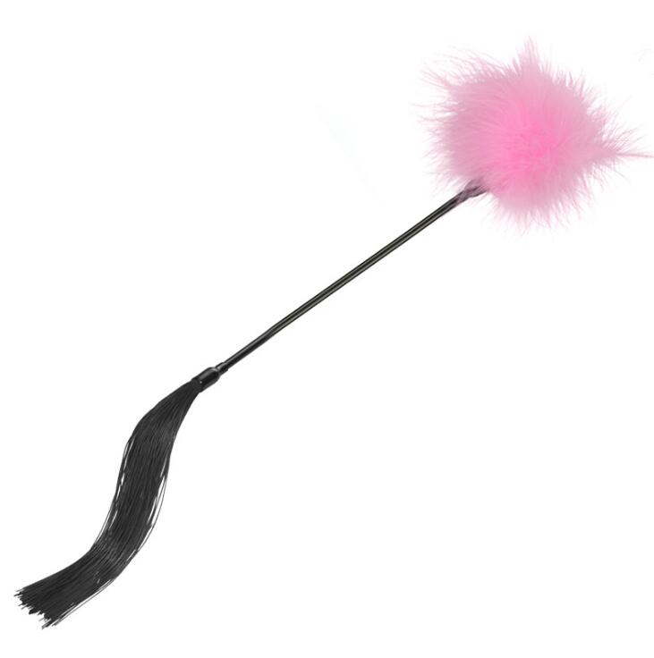 Palo de látigo de plumas