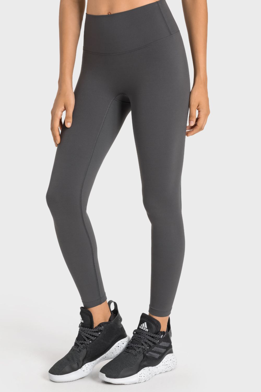 Leggings de yoga de tiro alto con cintura ancha