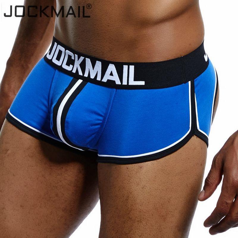 JockMail Ropa interior para hombre de algodón con cintura baja y suspensorio