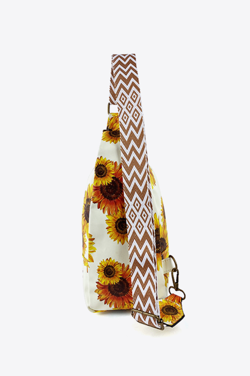 Printed PU Leather Sling Bag