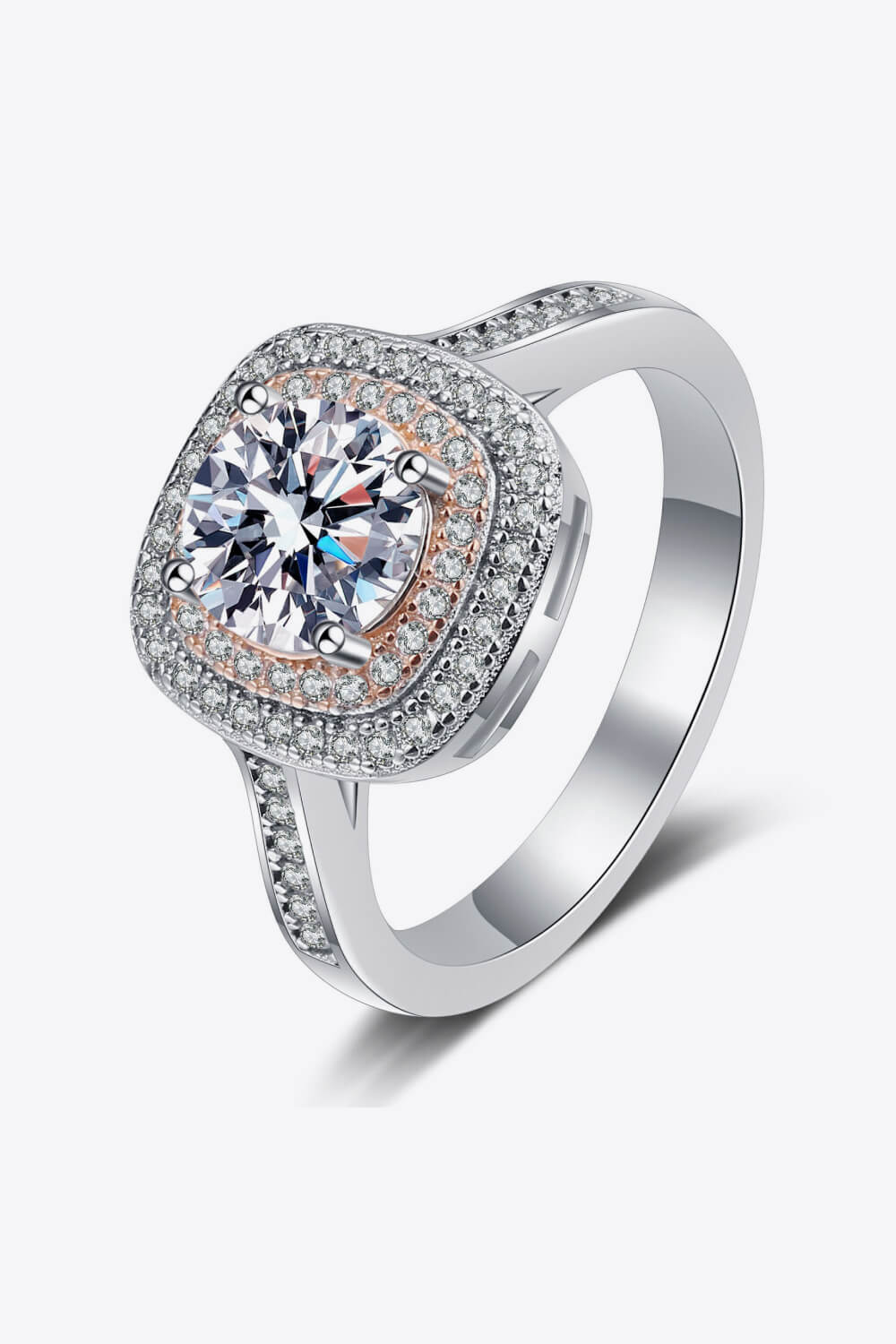 Te necesito ahora Moissanite Ring